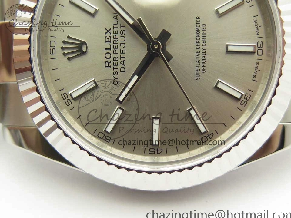 1229 DateJust II 126334 41mm SS BP Maker 1:1 Best Edition Silver Dial Fluted Bezel on Oyster Bracelet SunProtective 3326